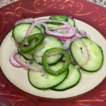 Easy Refreshing Cucumber Jalapeno Vinegar Salad