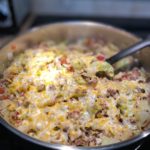 Completed Healthy Cabbage Skillet Recipe